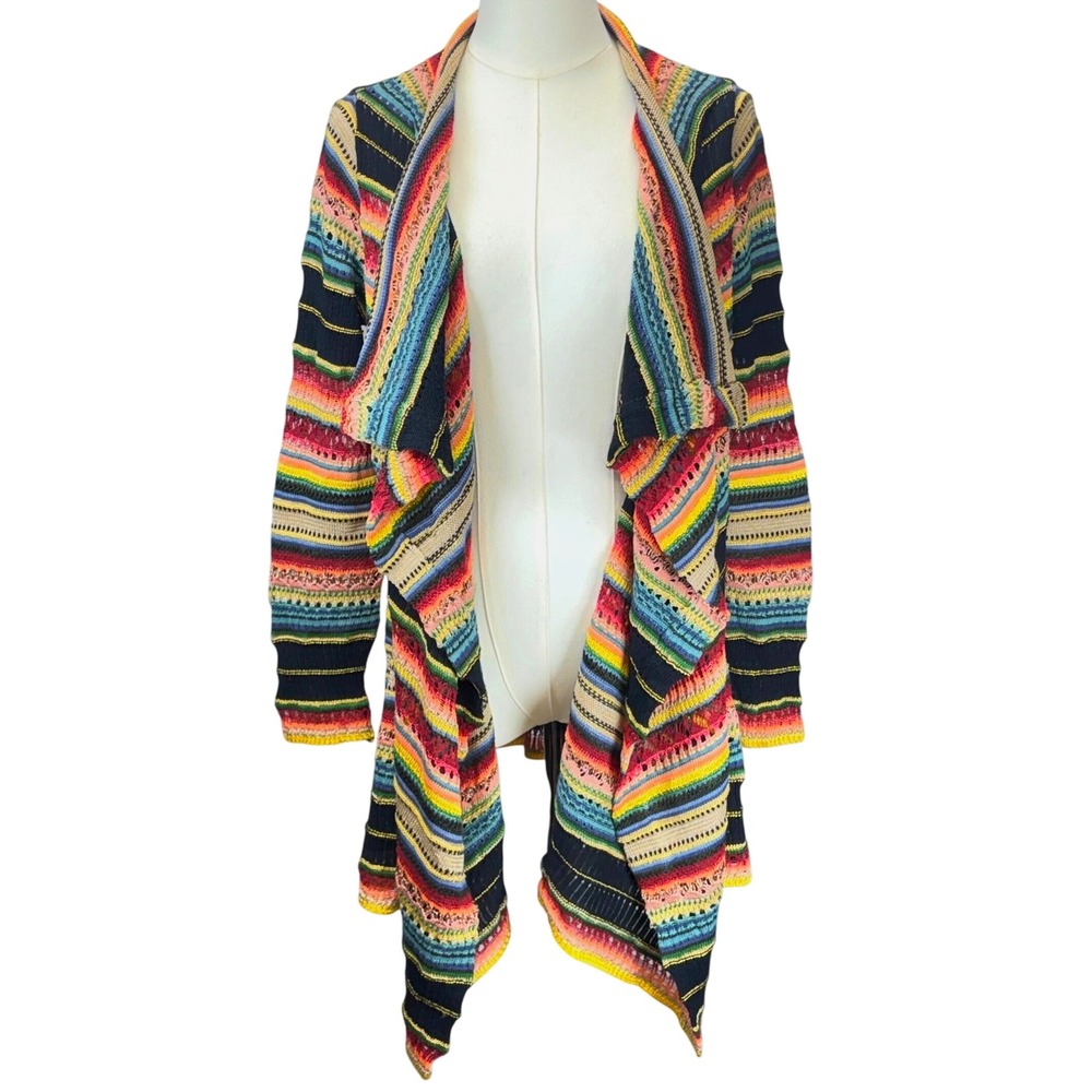 Polo Ralph Lauren Serape Cardigan Southwestern Colorful Striped Boho Western XS